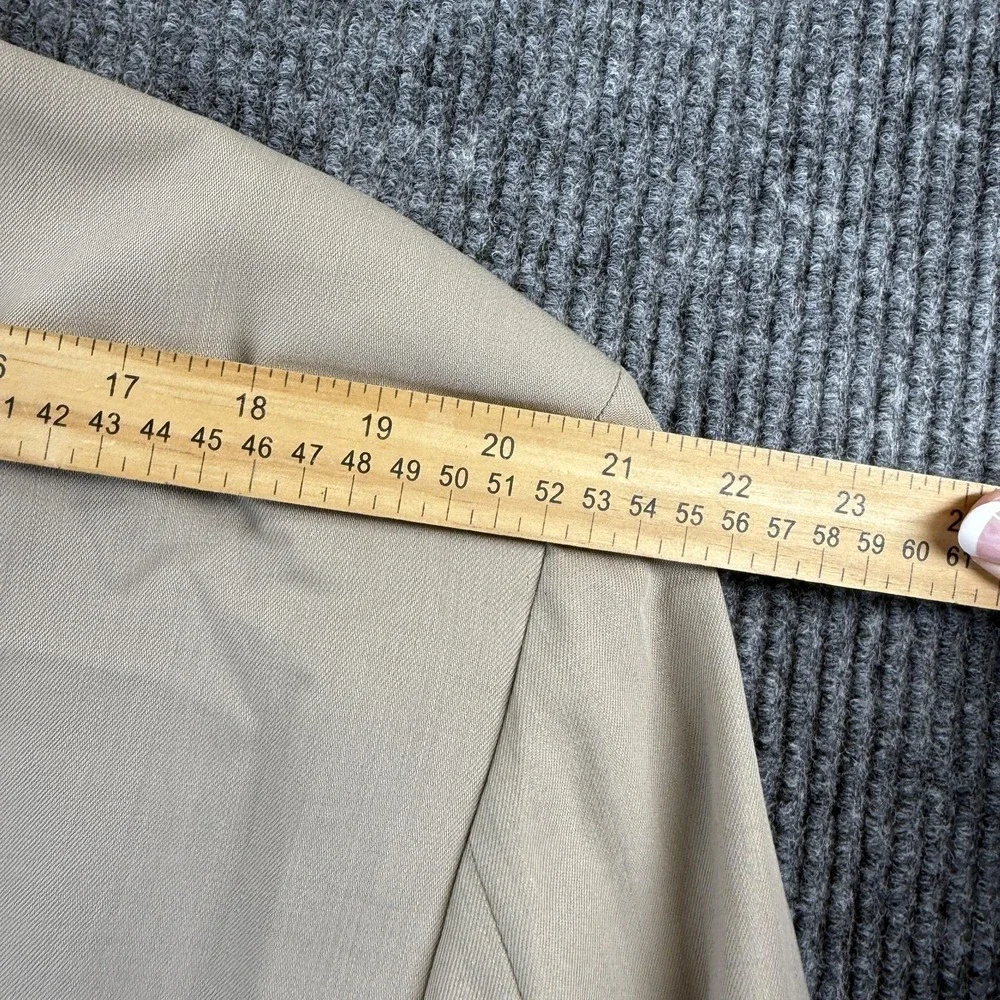 Covarra Blazer Mens 42L Beige 4 Button Sport Coat‎ Notch Lapel Wool Suit Jacket